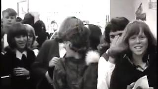 Fans wait excitedly to get autographs from the Liverpool 5 Medford Oregon 1965